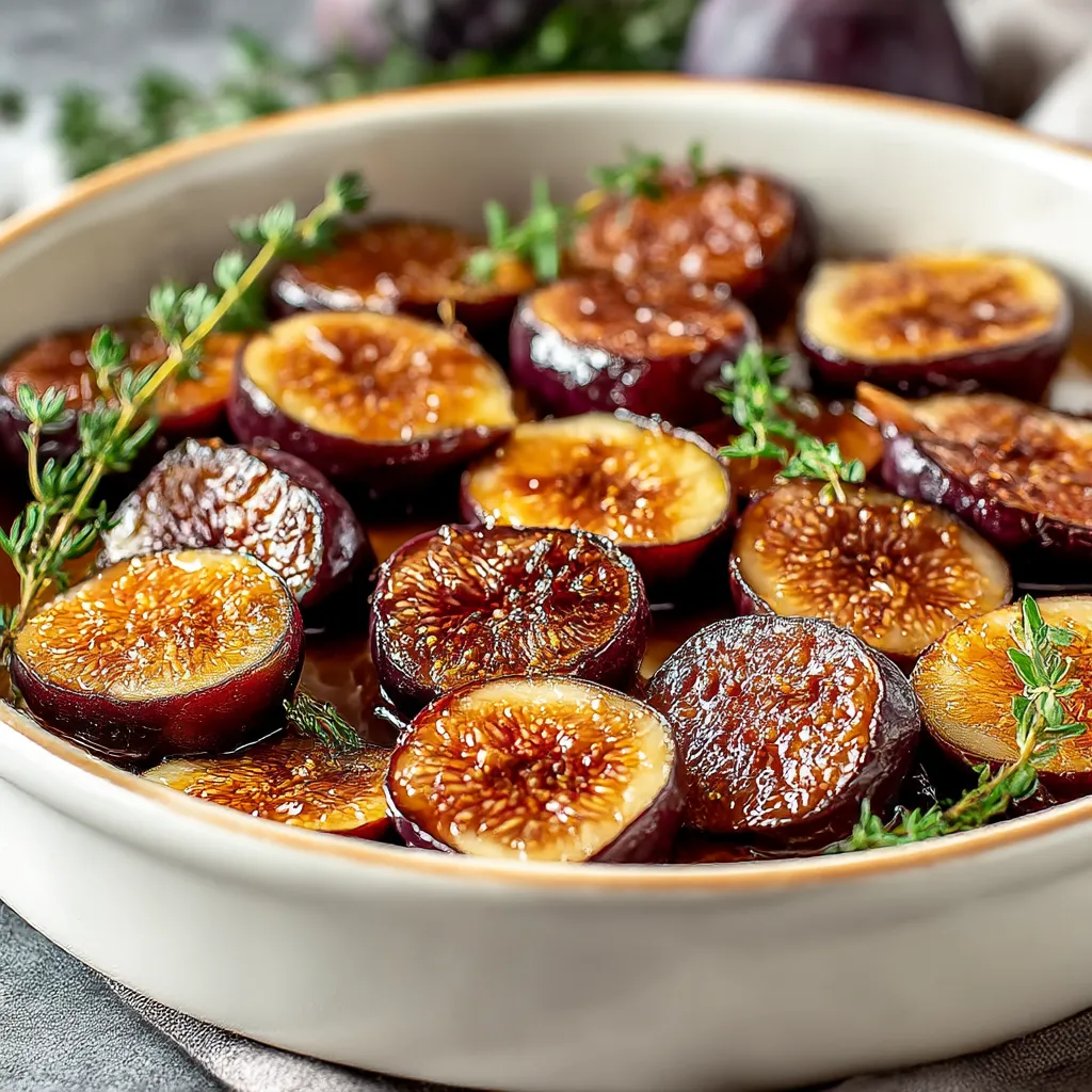 A bowl of fruit with a sprig of thyme on top.