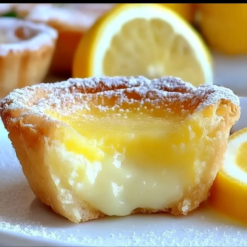 A lemon wedge is on a plate next to a pastry.