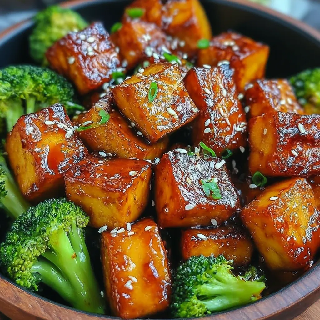A bowl of food with broccoli and meat.