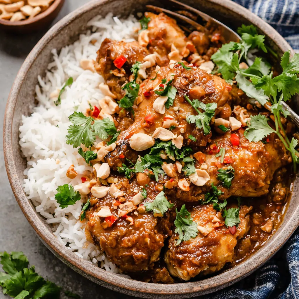A bowl of rice and meat.