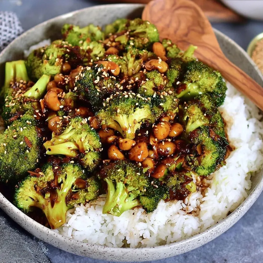 A bowl of rice with broccoli and beans.