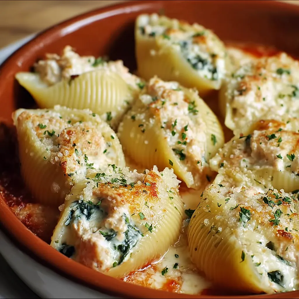 A bowl of pasta with cheese and meat.