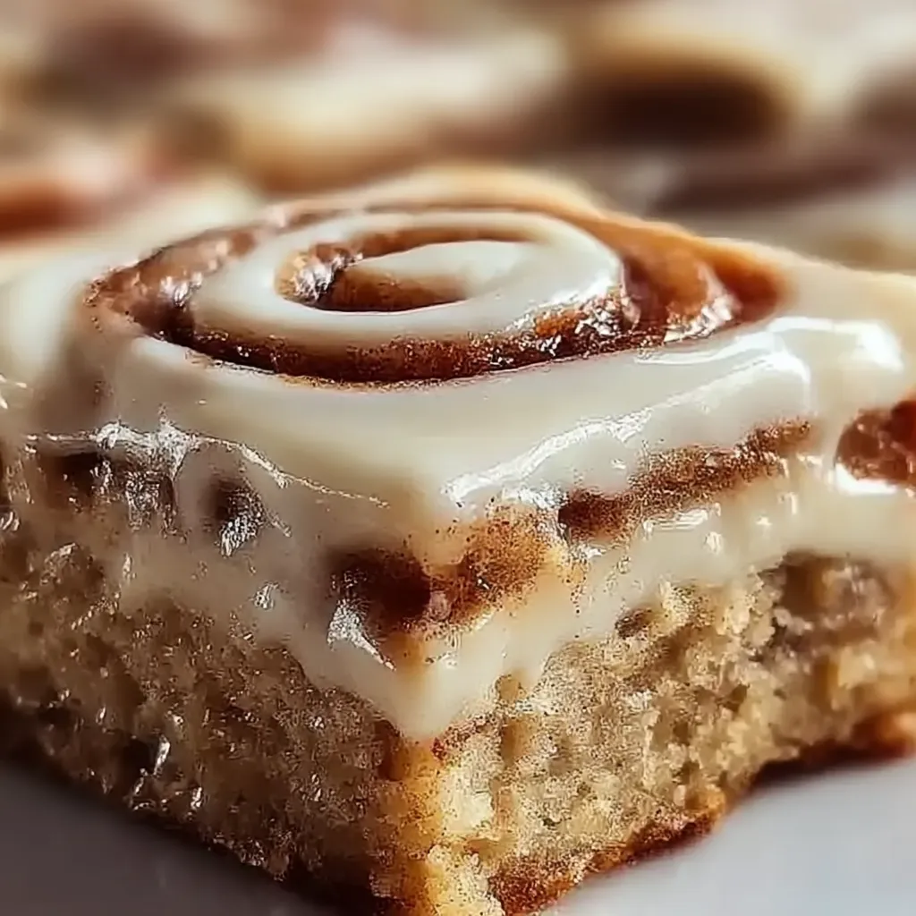 A piece of cake with a swirl on top.