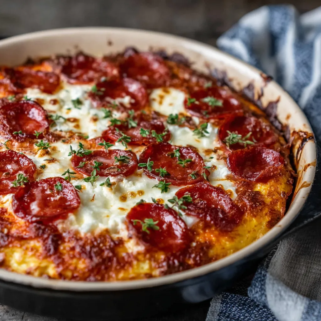 A pan of pepperoni pizza with white cheese.