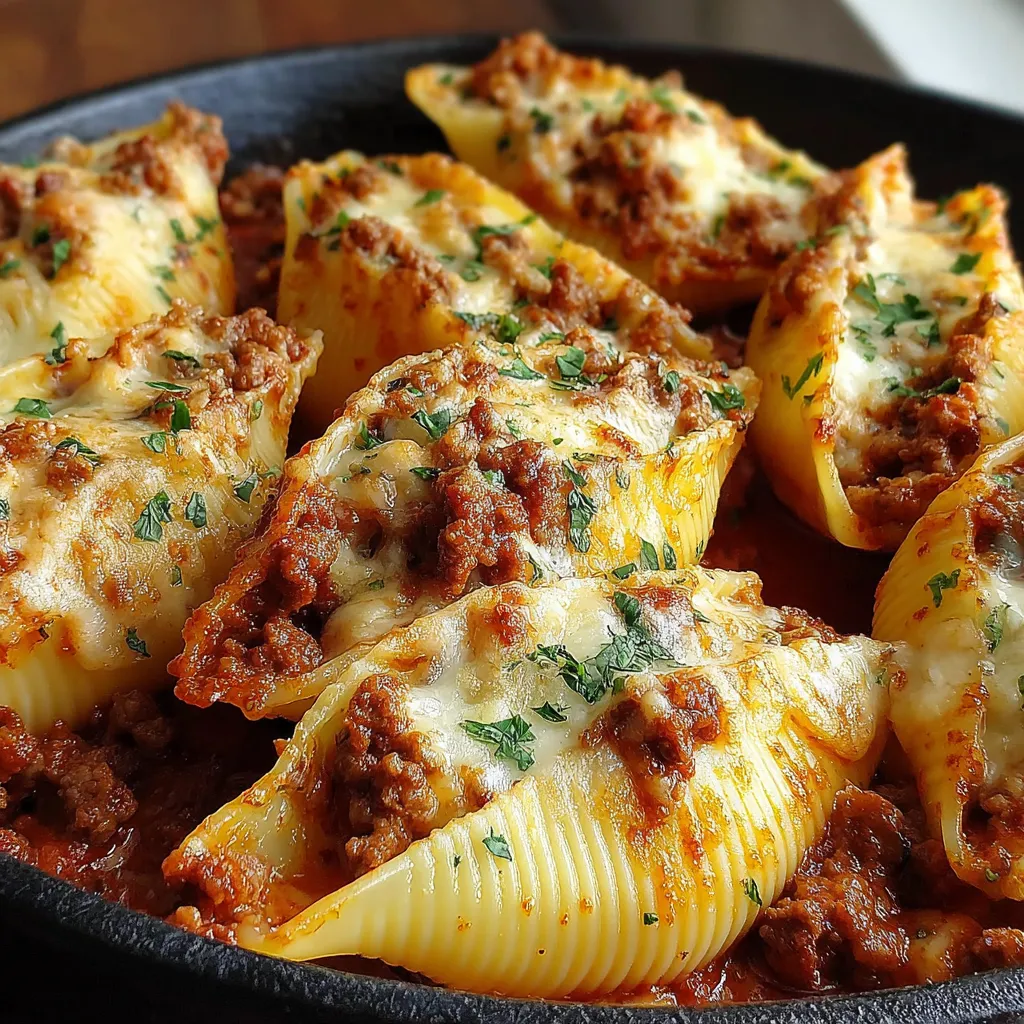 A bowl of pasta with meat sauce.