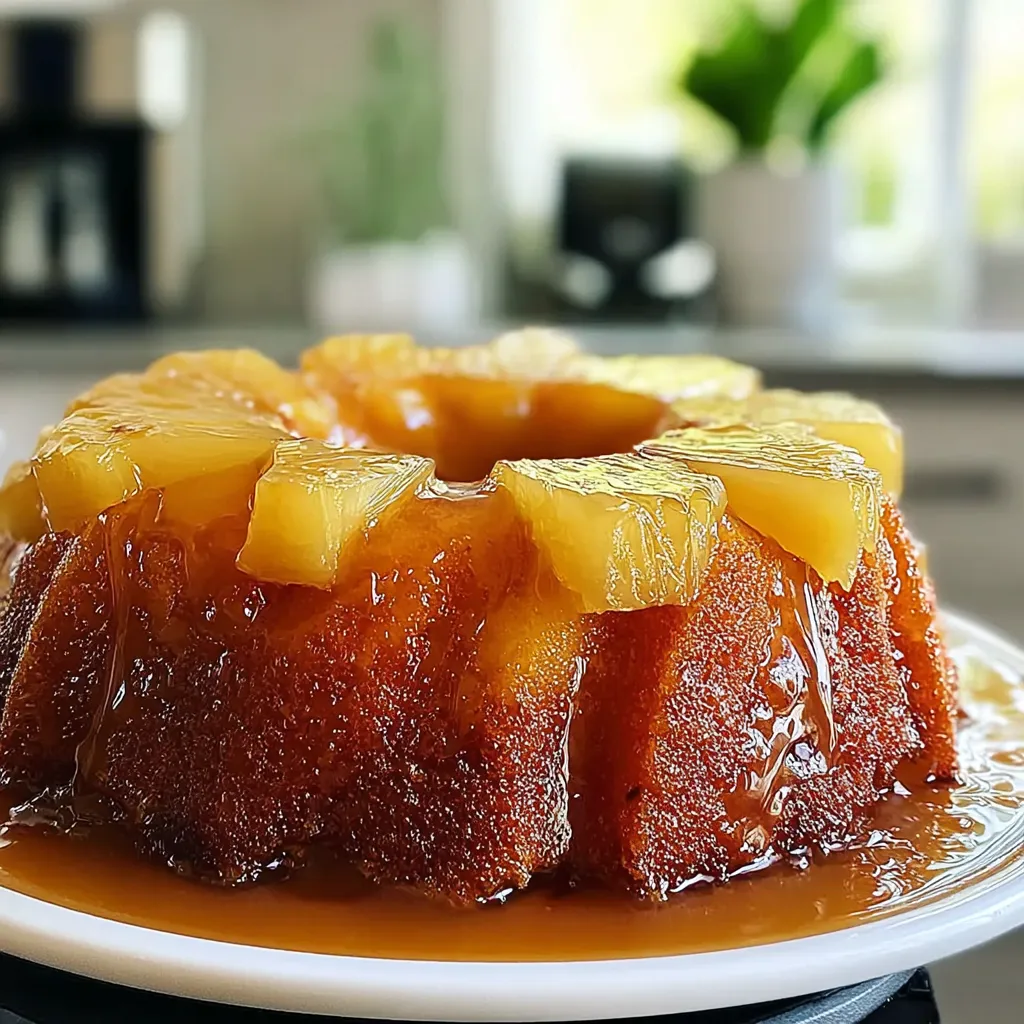 A cake with pineapple on top.