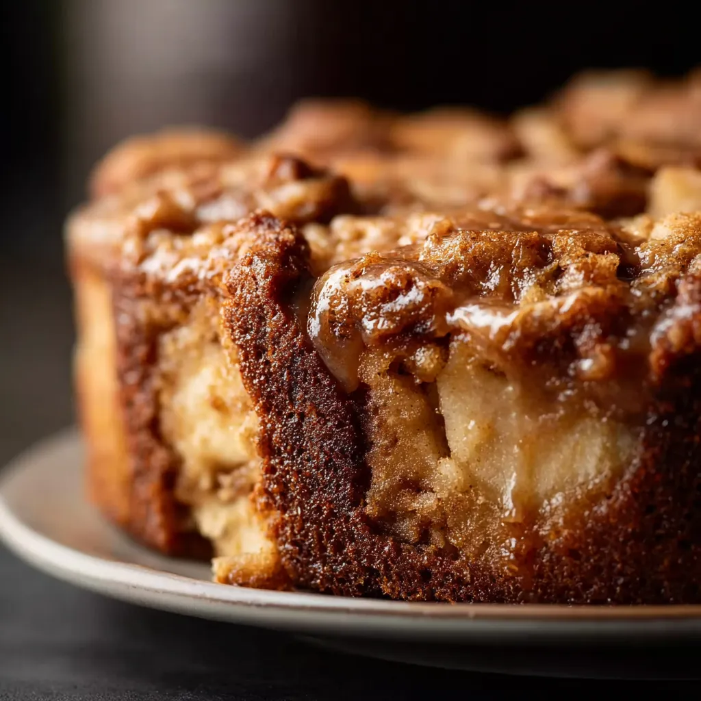 A slice of cake on a plate.
