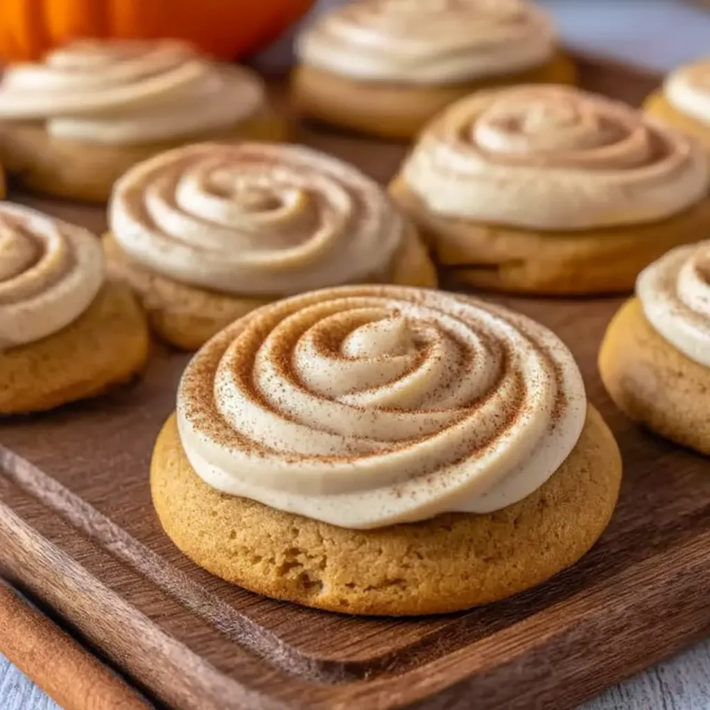 A plate of cookies with white frosting.