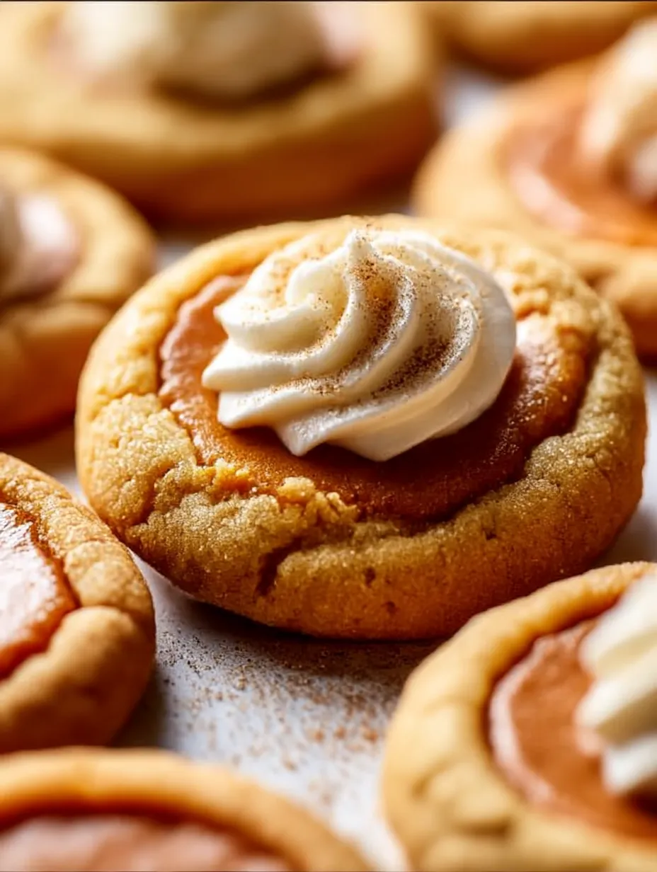 A cookie with white frosting and a swirl of orange frosting.