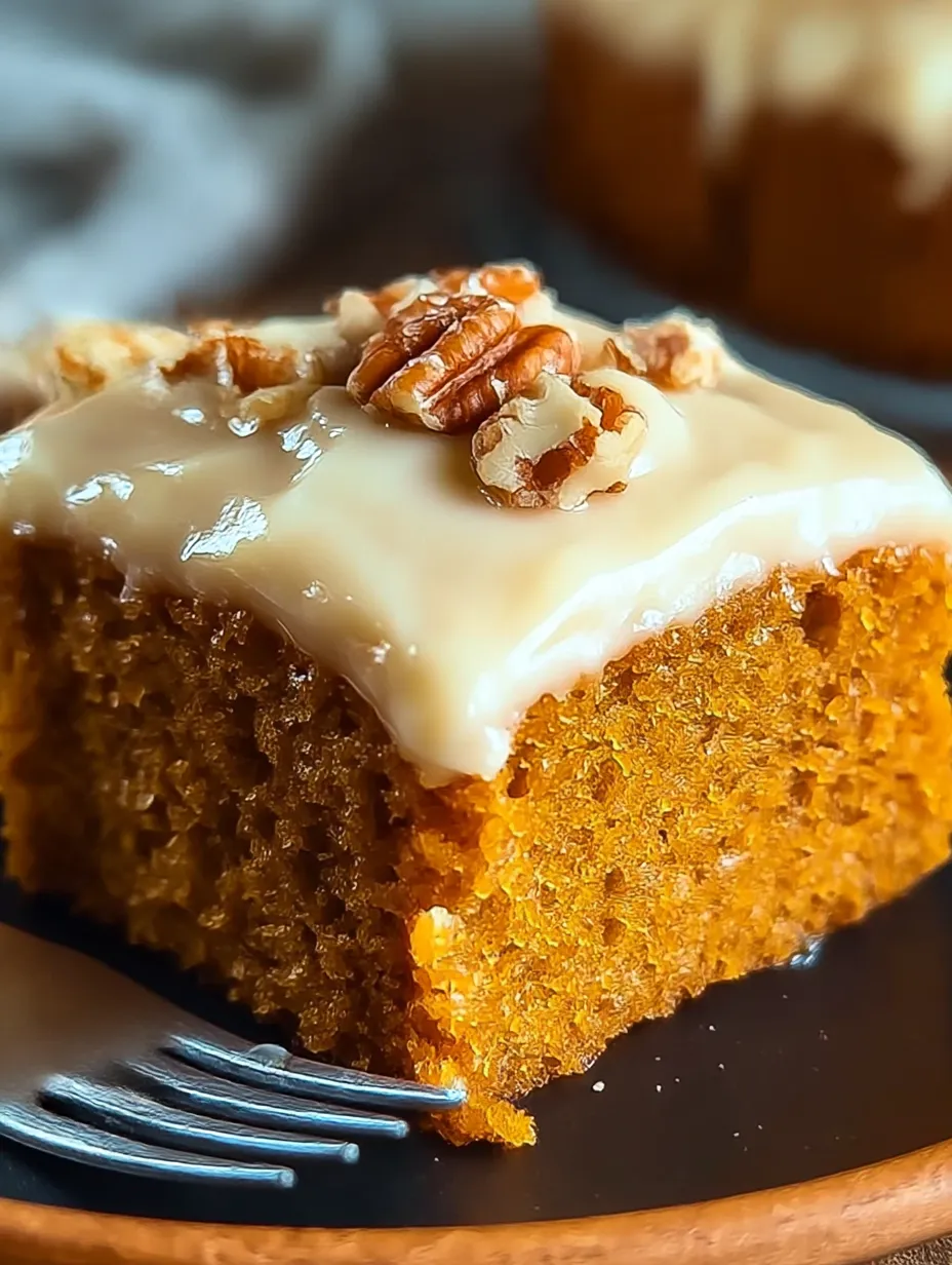 A slice of cake with walnuts on top.
