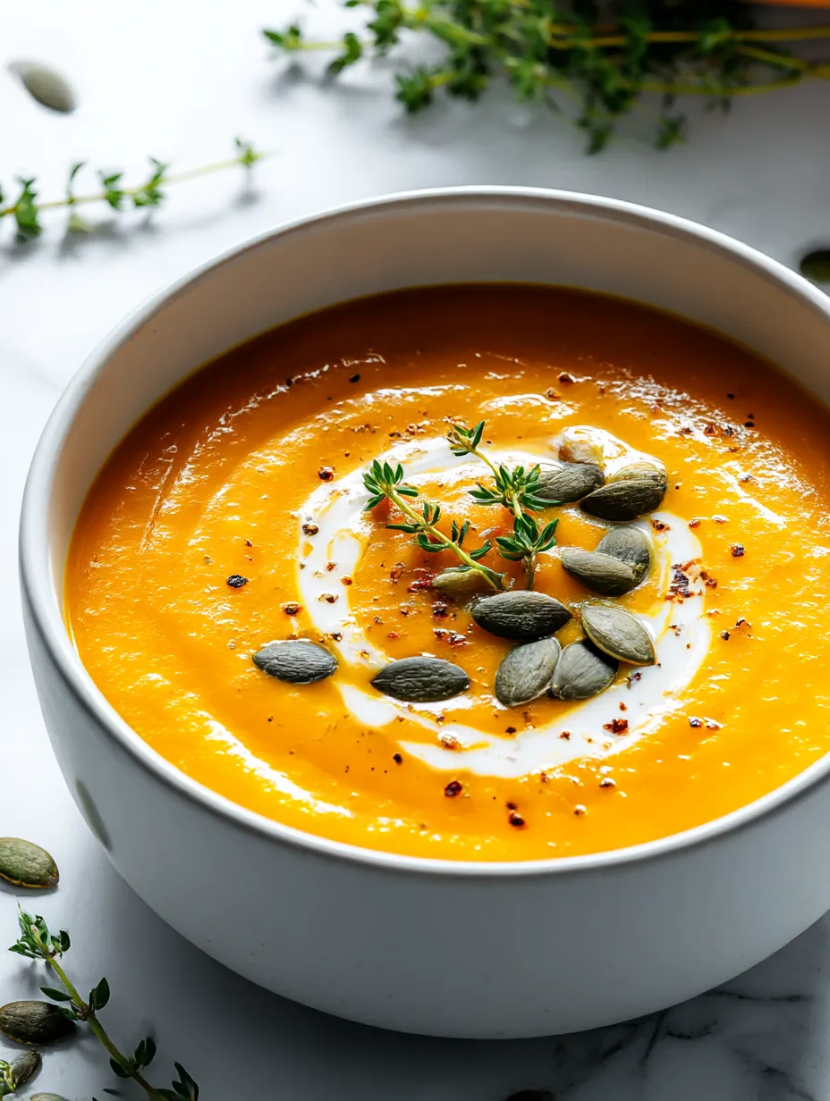 A bowl of soup with a spoon in it.