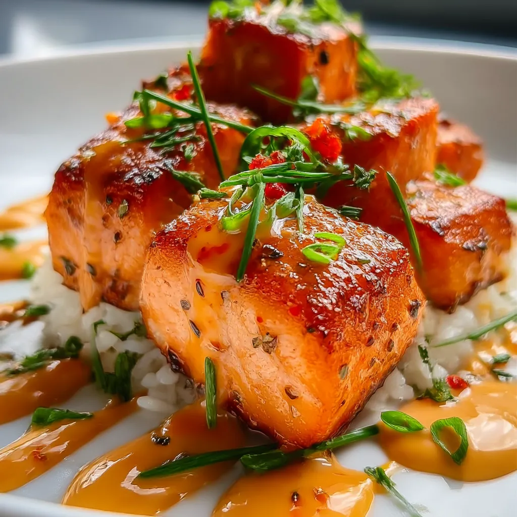 A plate of food with a sauce on it.