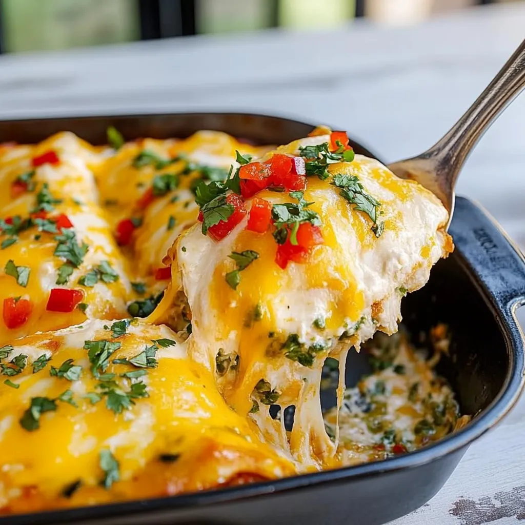 A pan of food with a spoon in it.
