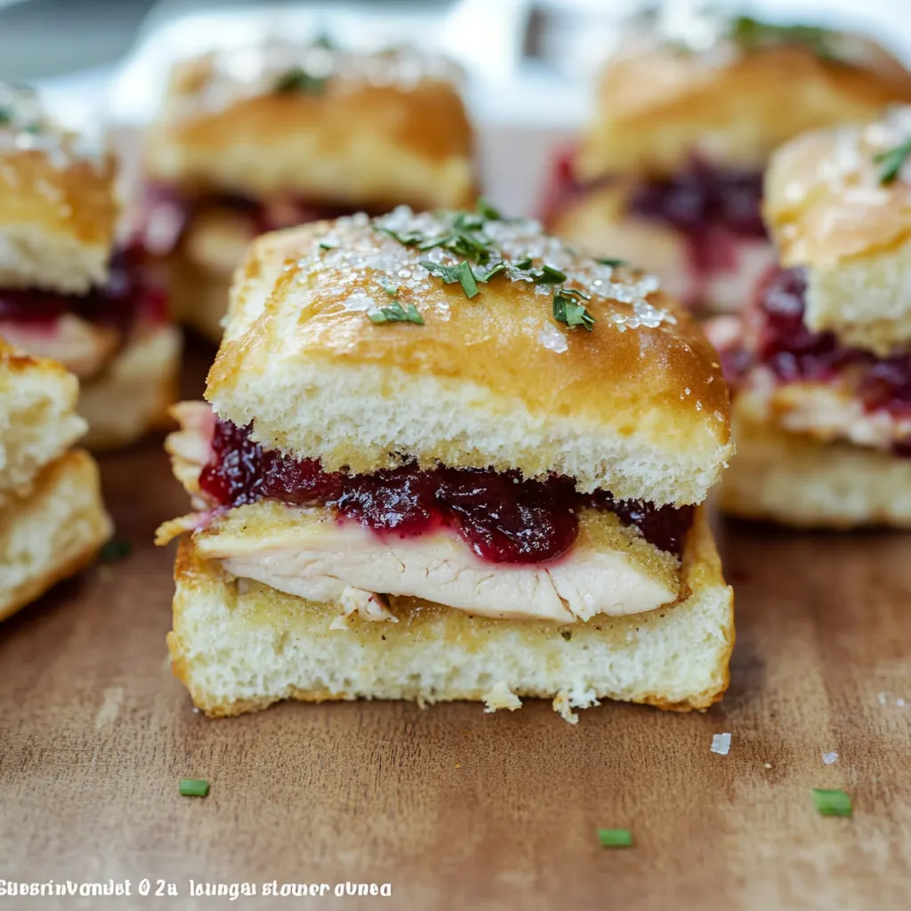 A plate of sandwiches with jelly and meat.
