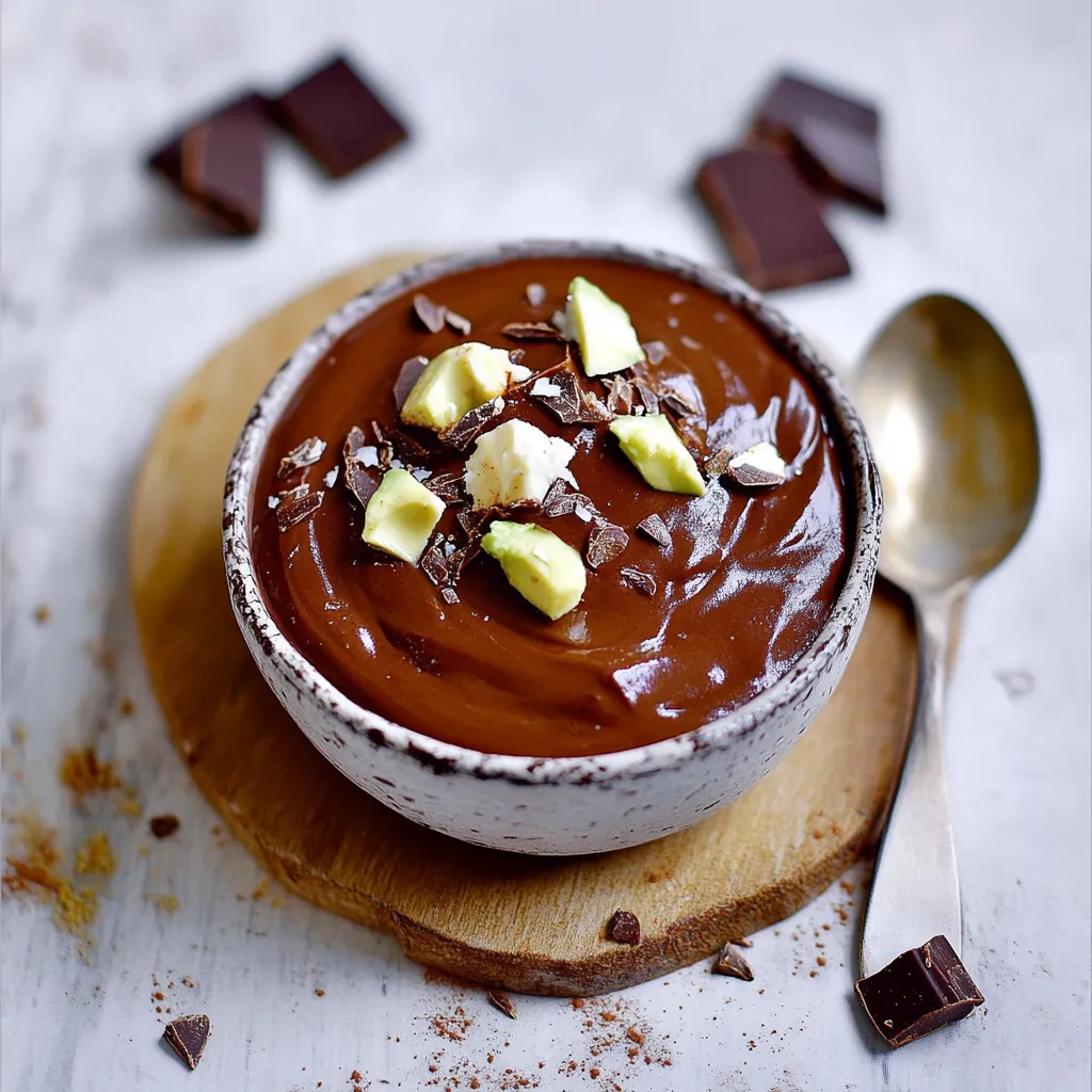 A bowl of chocolate ice cream with chocolate chips and almonds.