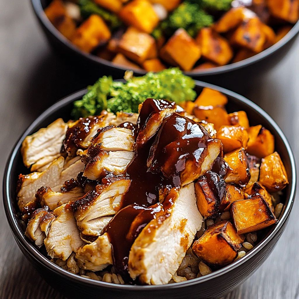 A bowl of food with meat and vegetables.