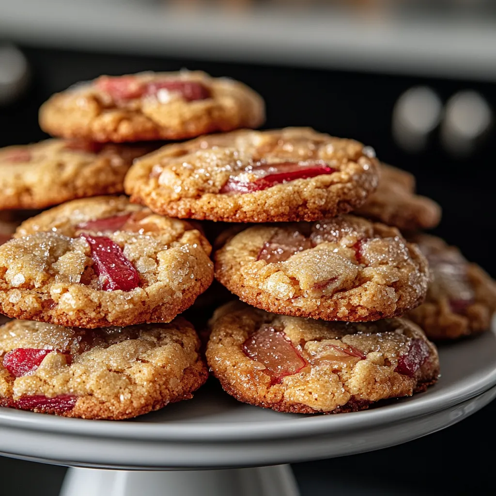 A stack of cookies with a dusting of powdered sugar.
