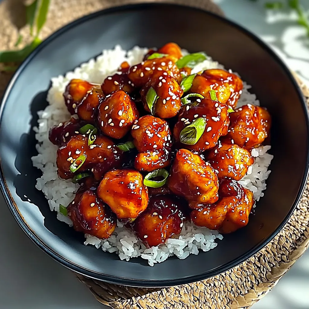A bowl of chicken and rice.