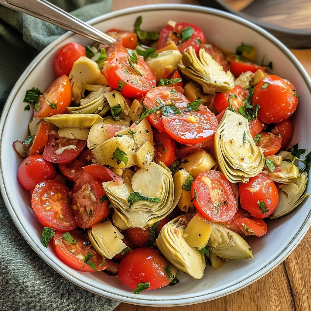 A bowl of food with tomatoes and lettuce.