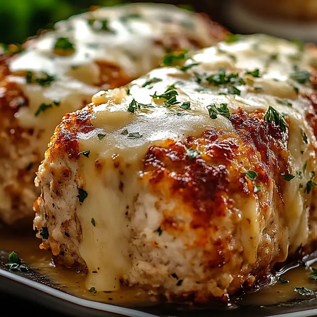 A plate of food with cheese and herbs on top.