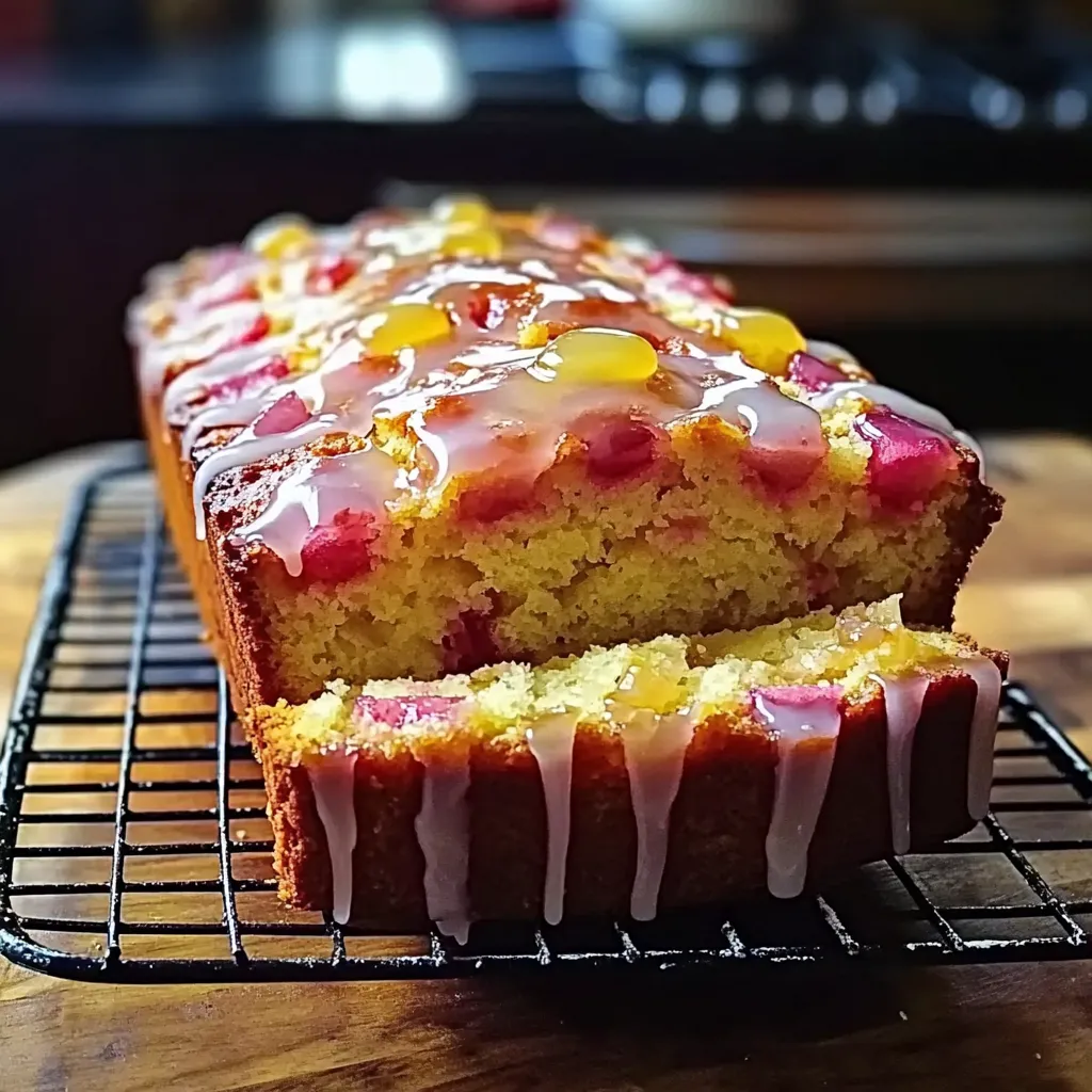 A slice of cake with frosting on a cooling rack.