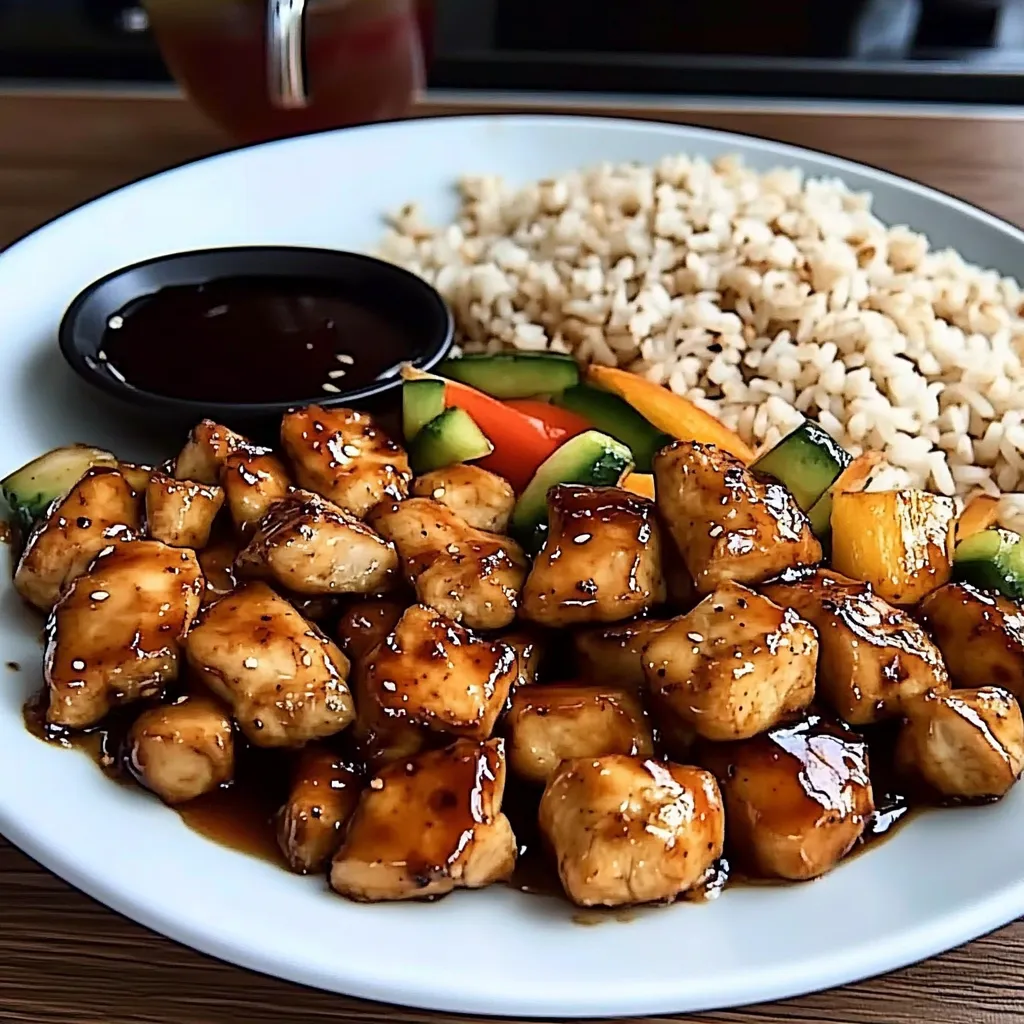 A plate of food with rice and vegetables.