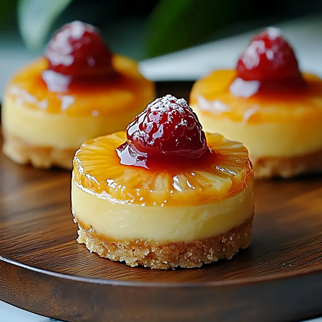Two desserts with fruit toppings.