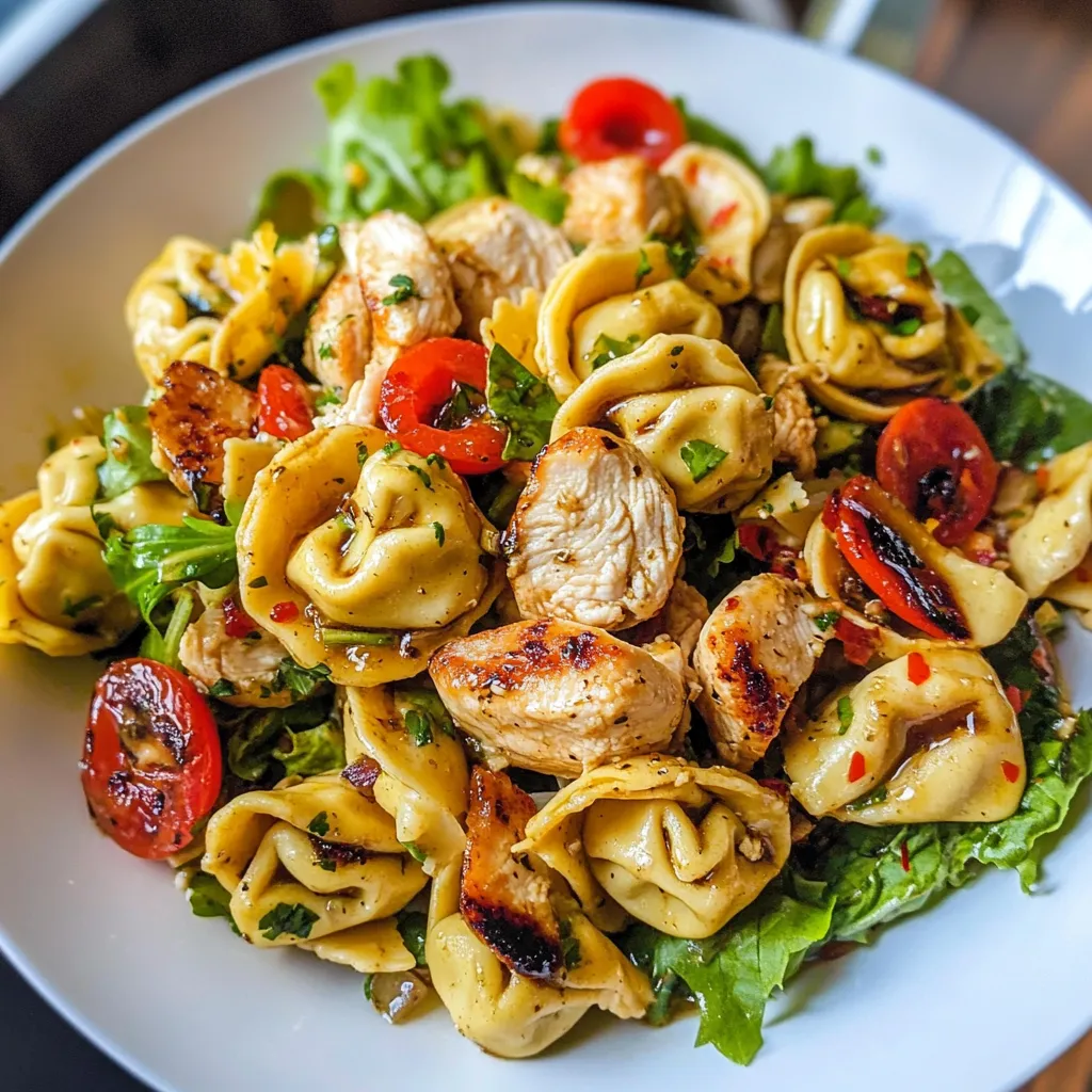 A plate of food with pasta and meat.