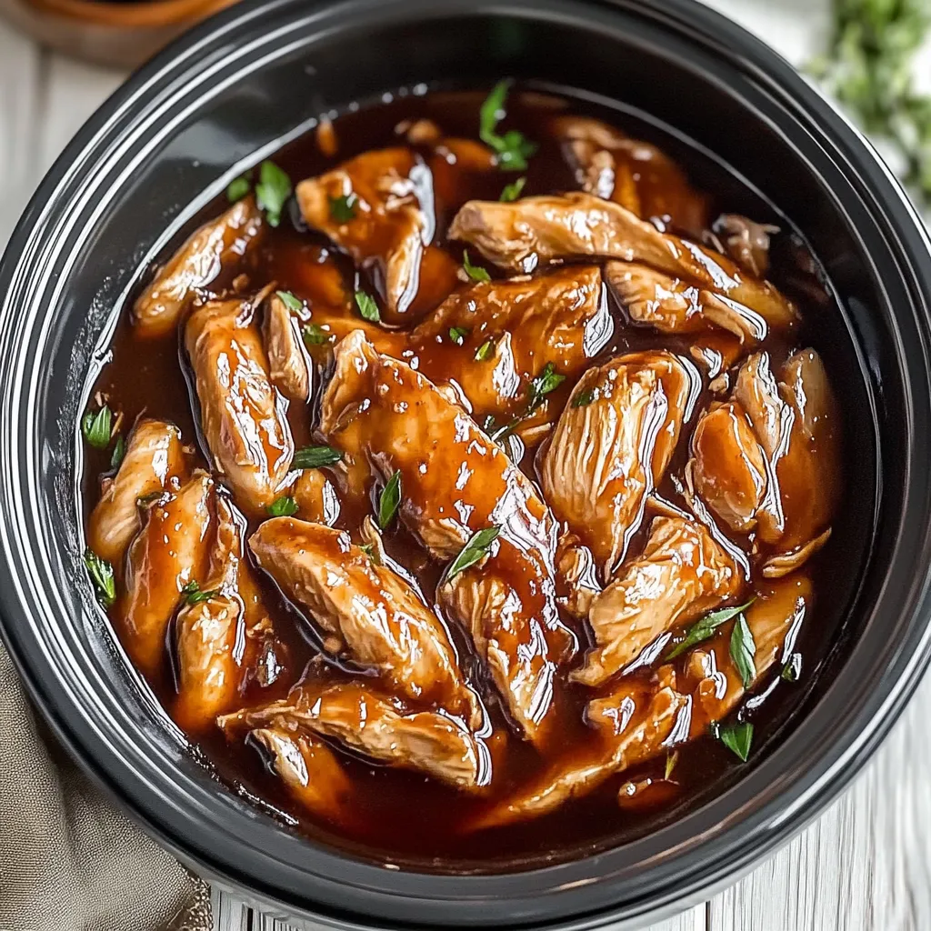 A bowl of chicken with sauce.