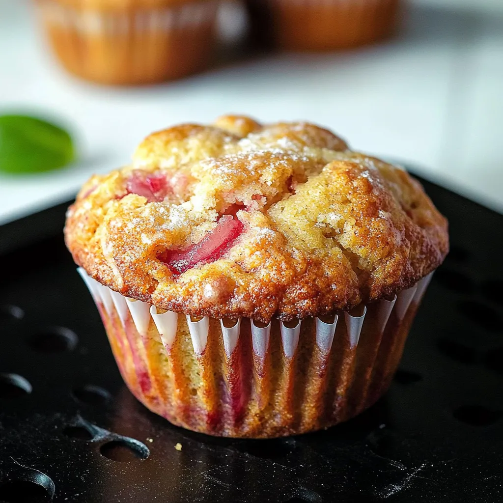 A cupcake with a pink frosting and a sprig of mint on top.