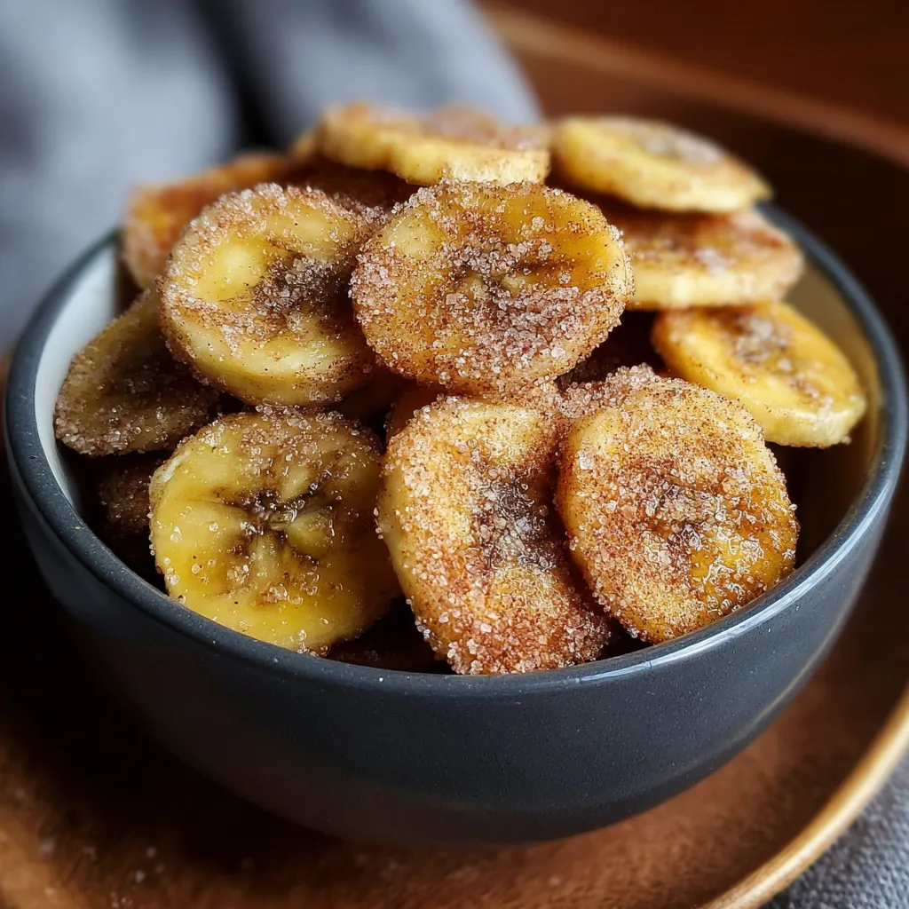 A bowl of banana slices with sugar.