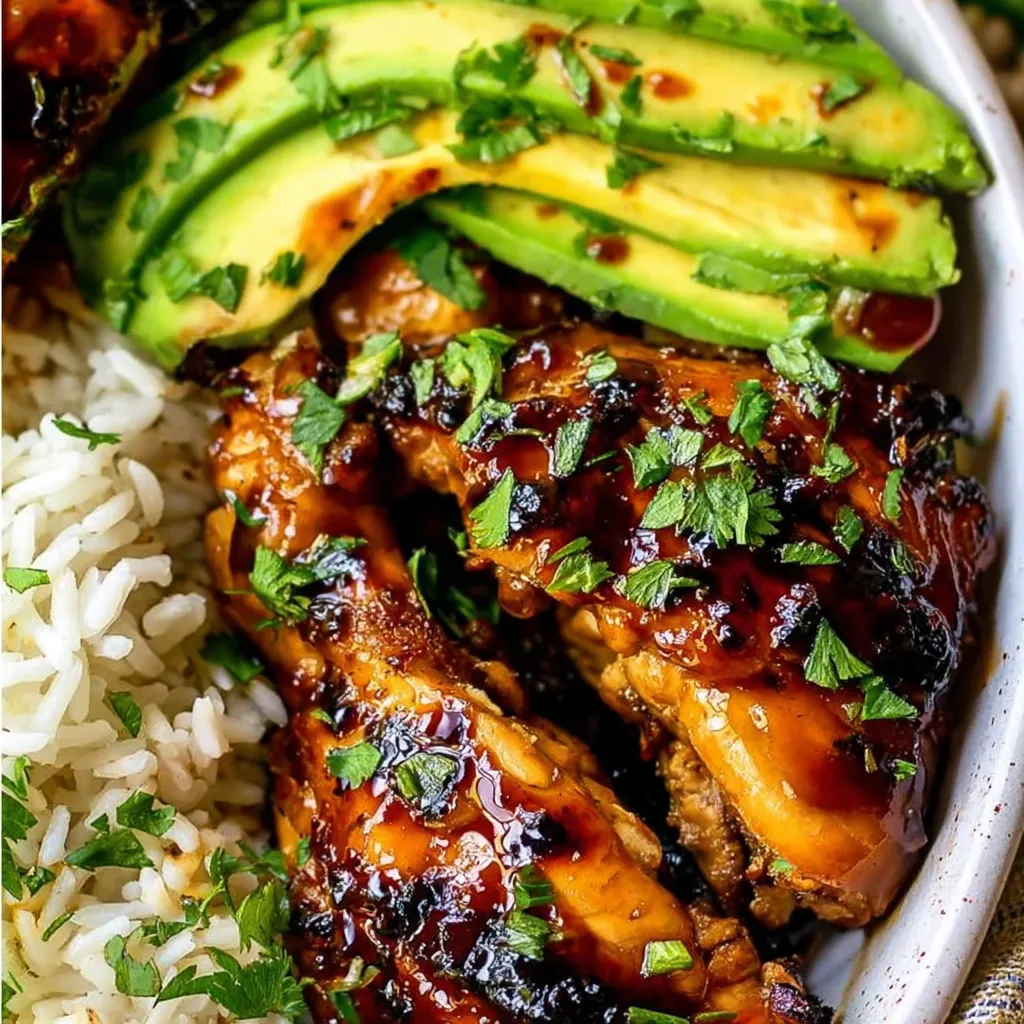 A plate of food with rice and meat.