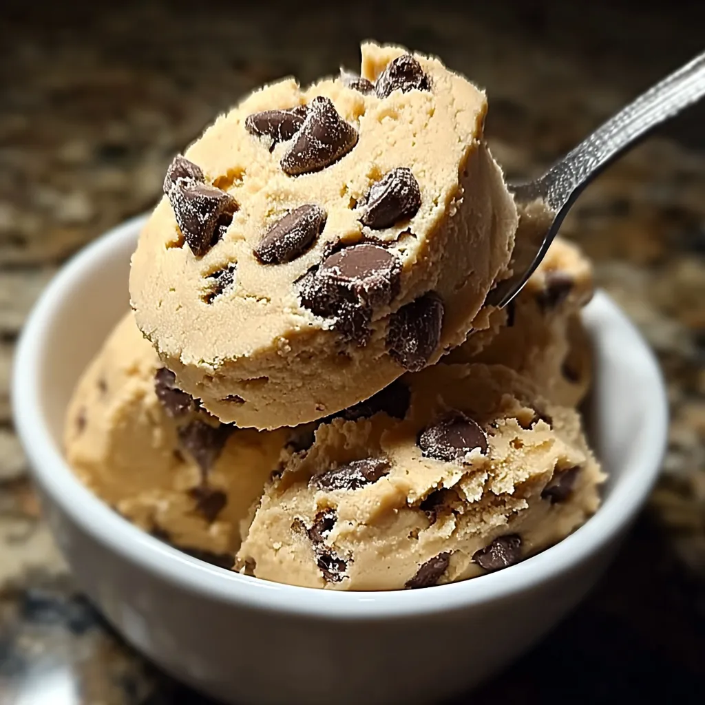 A bowl of chocolate chip cookies.