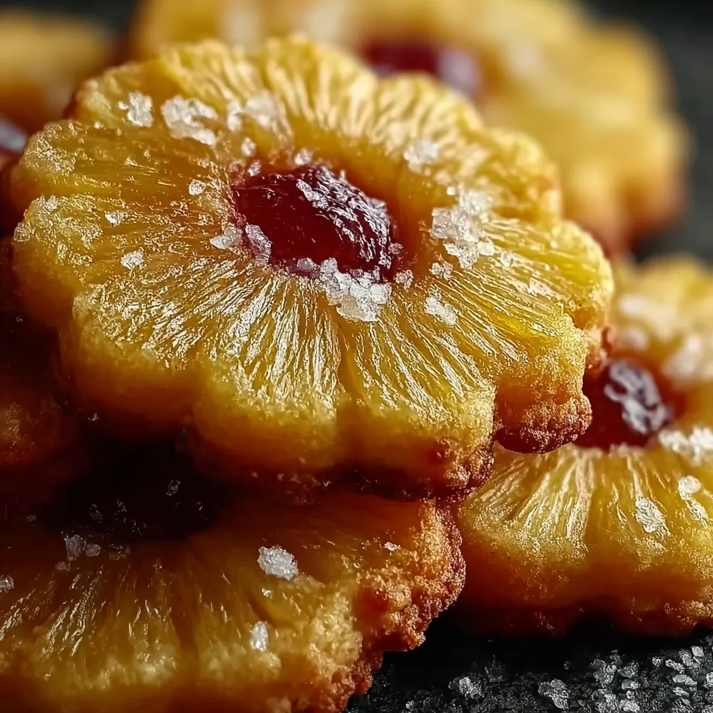 A pile of pineapple pastries.