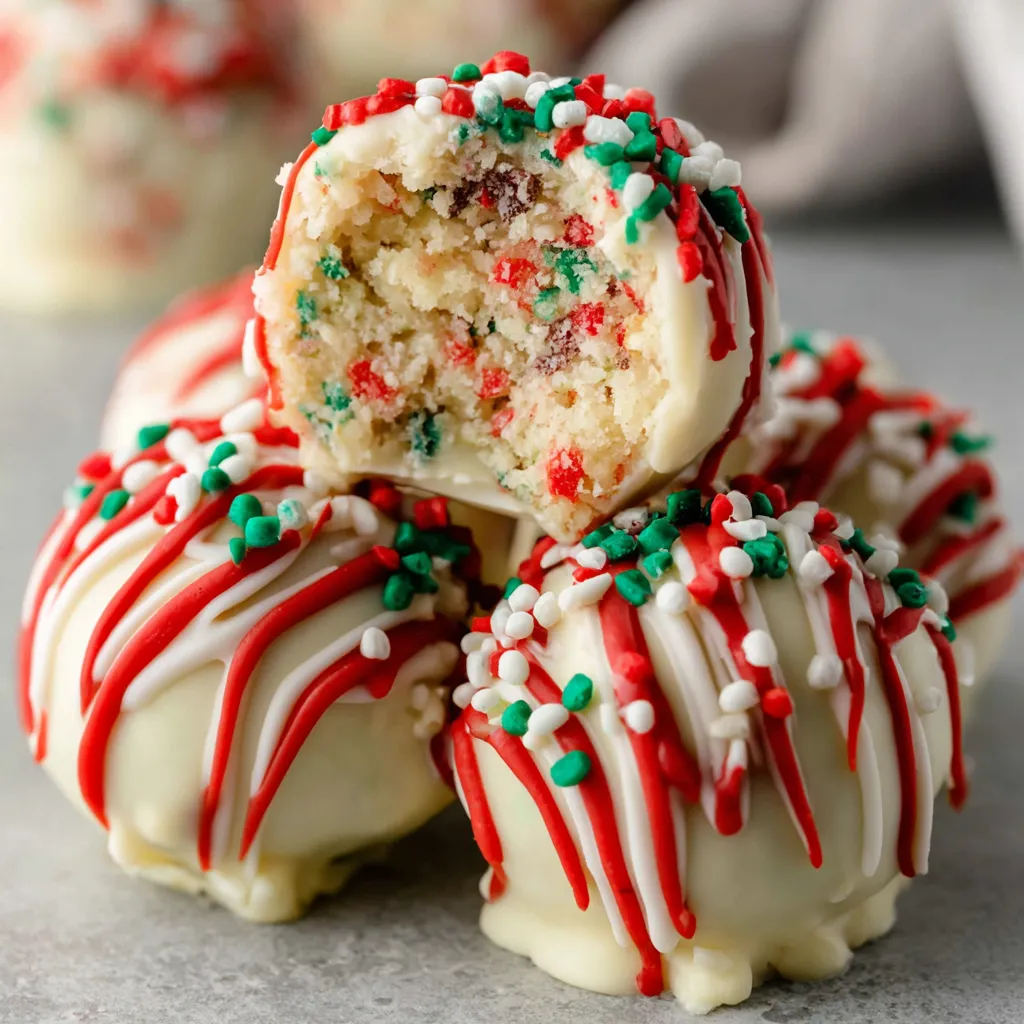 A stack of Christmas cookies.