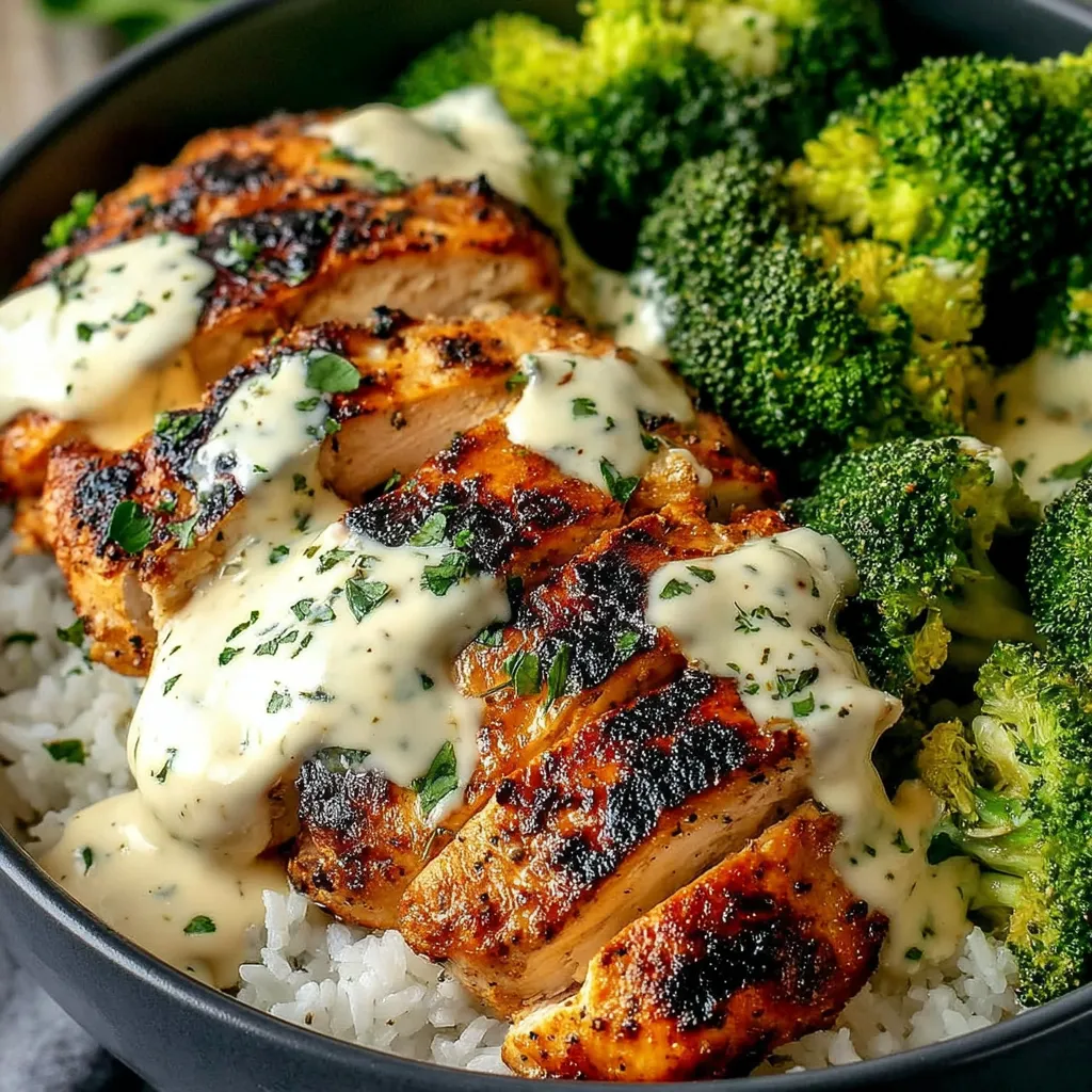 A bowl of food with rice and broccoli.