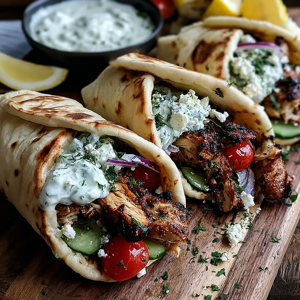 A plate of food with a wrap and a bowl of sauce.
