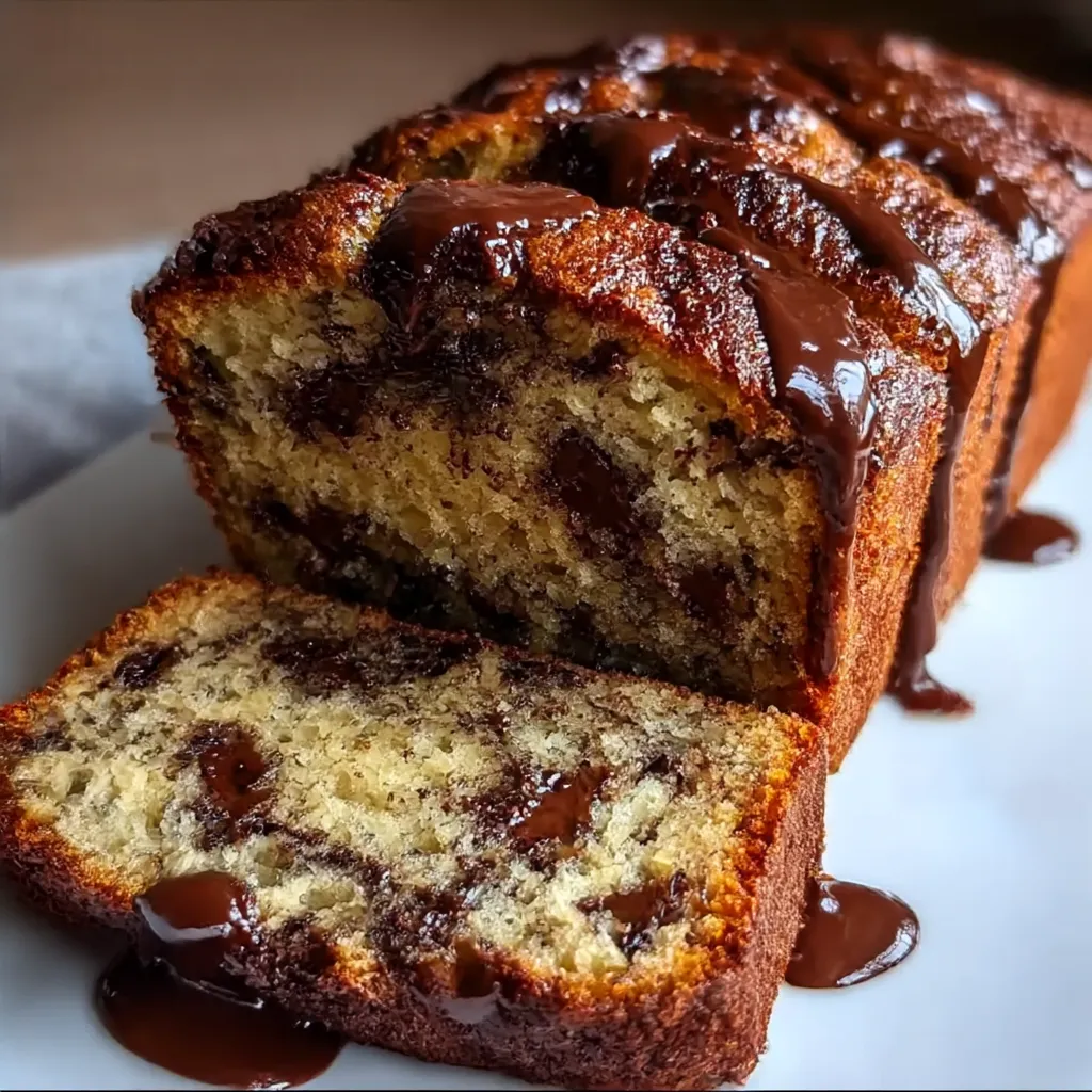 A slice of chocolate bread.