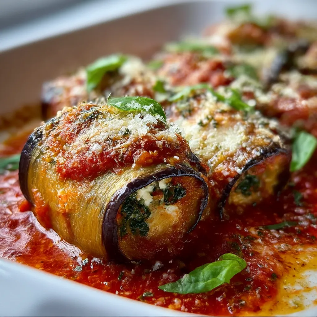 A dish of food with a sauce and cheese.