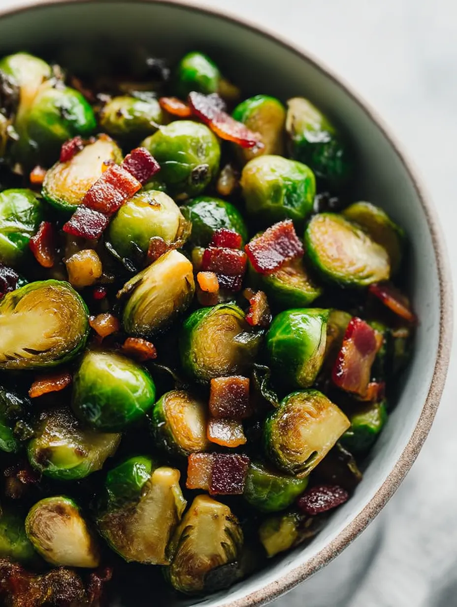 A bowl of cooked greens with bacon.