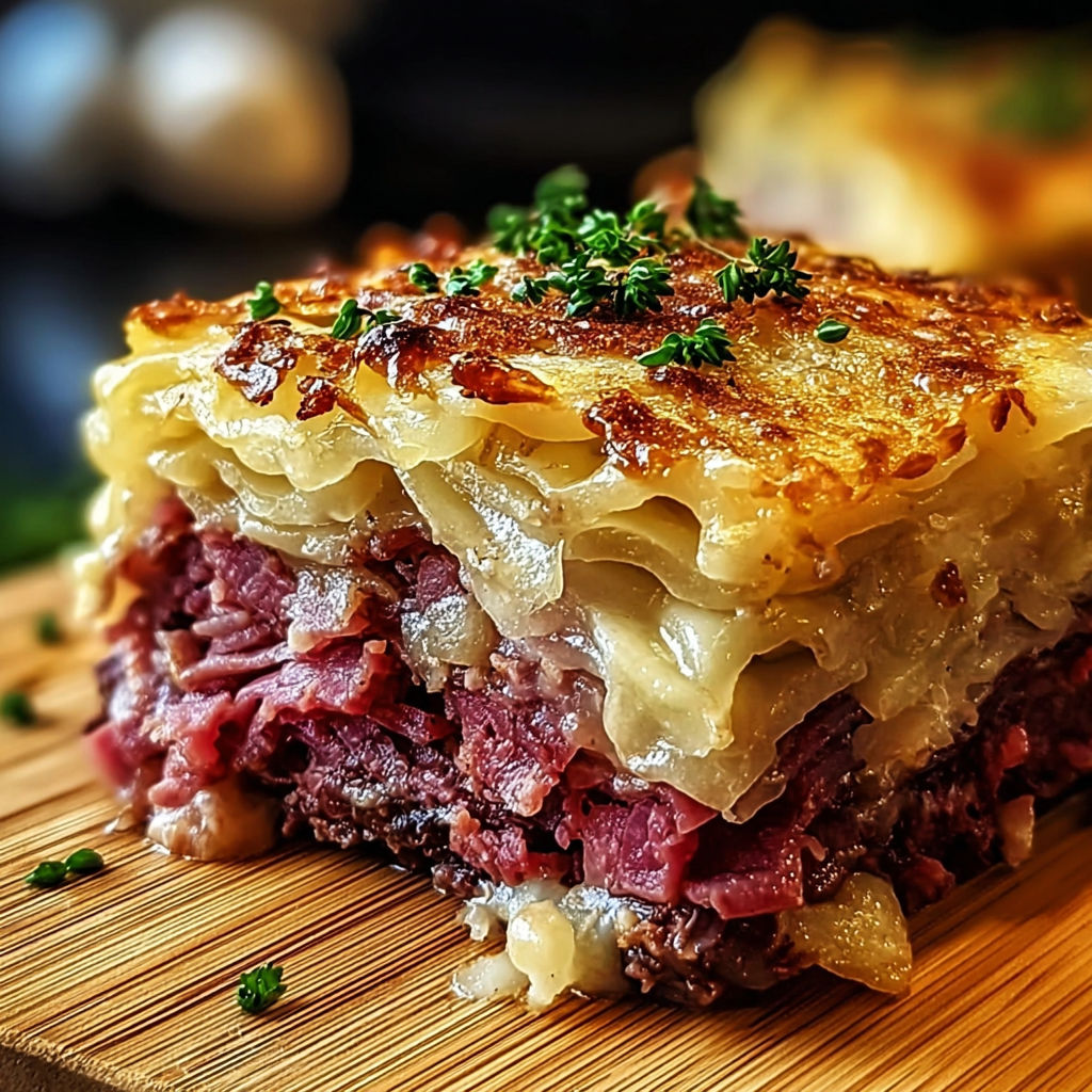 A recipe for a meat and potato dish.