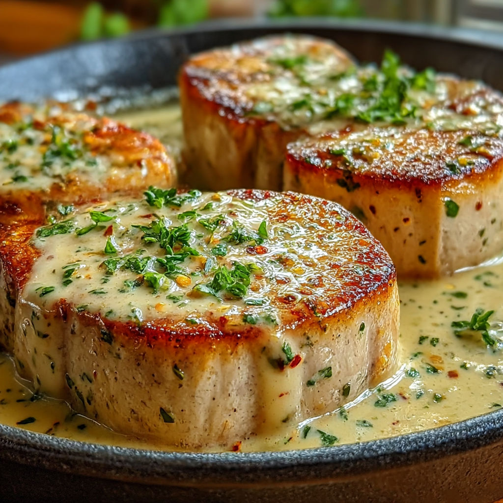 A pan of food with a recipe on the side.