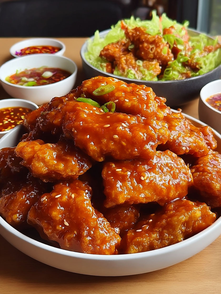 A plate of food with chicken and vegetables.