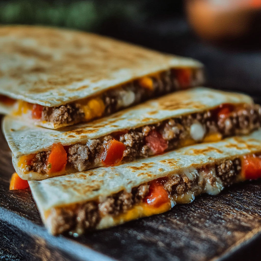 A recipe for a burger with tomatoes and cheese.