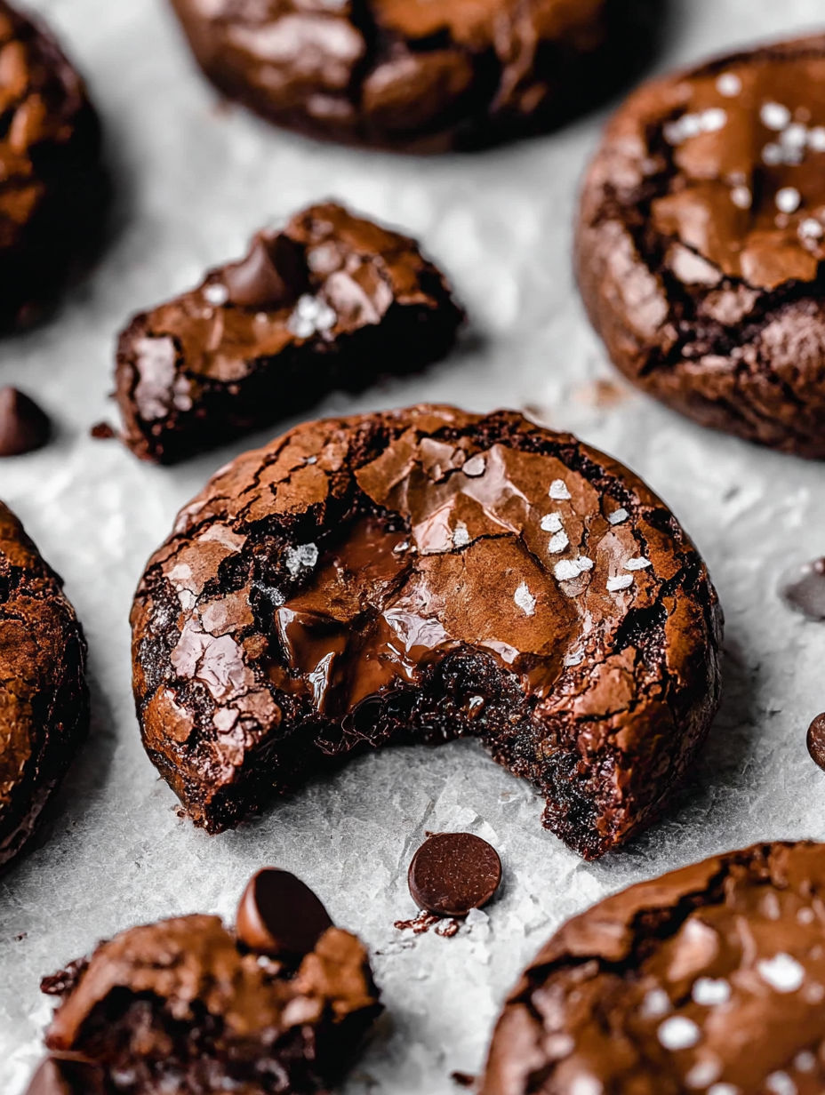 A close up of a chocolate chip cookie.