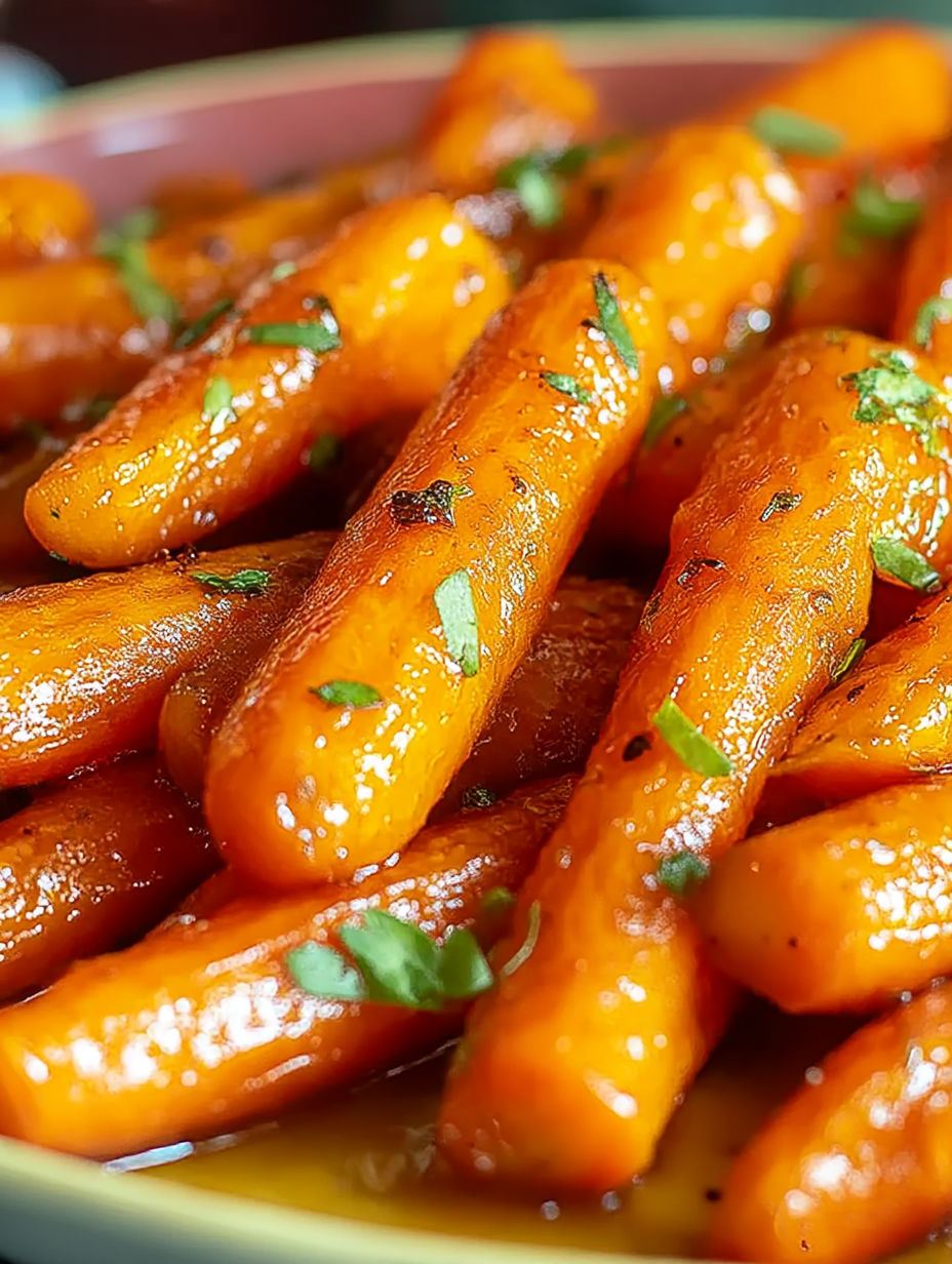 A close up of a plate of carrots.