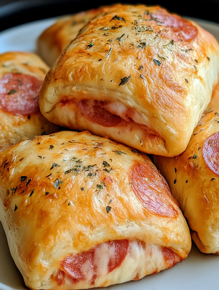 A plate of food with pepperoni and cheese.