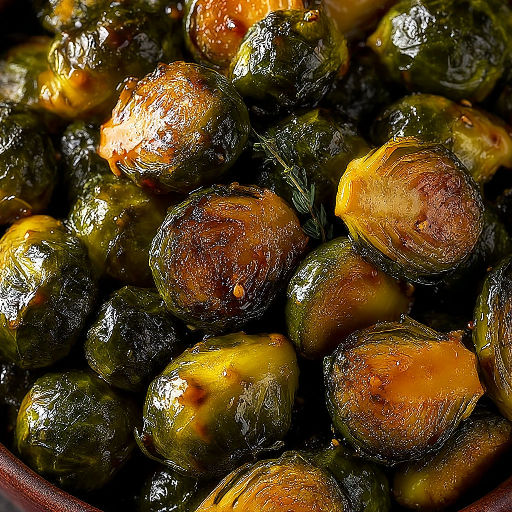 A bowl of cooked brussels sprouts.