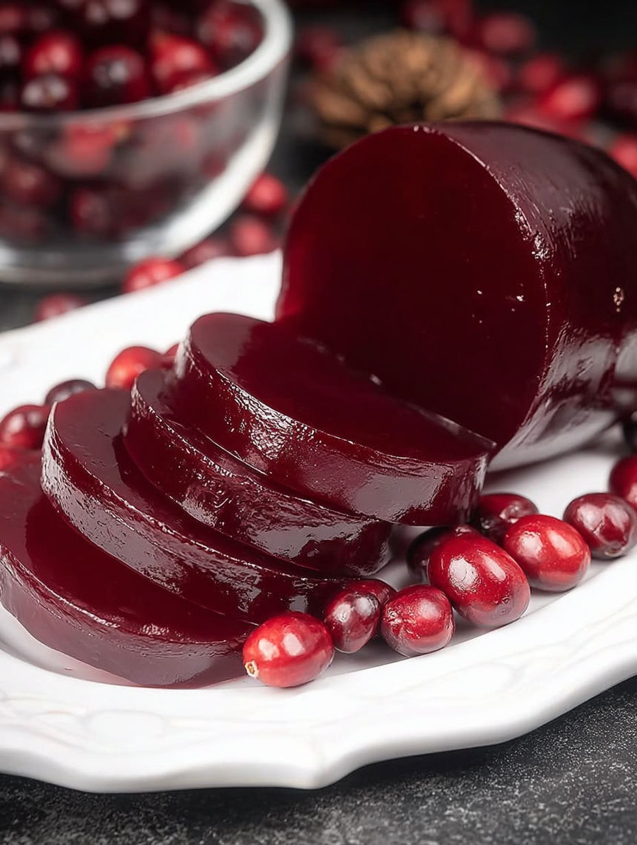 A plate of food with a red sauce on top.