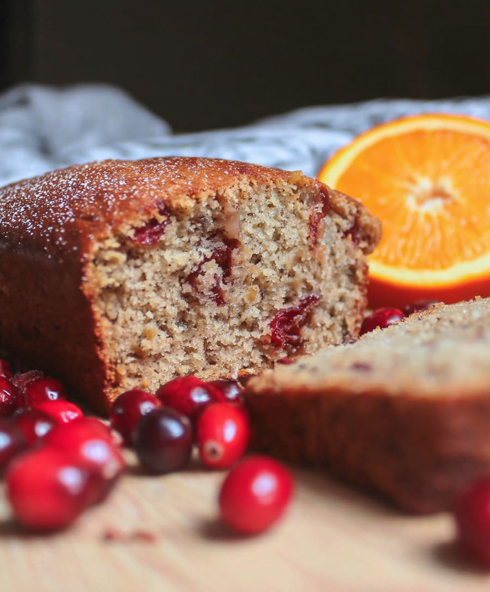 A slice of bread with a slice of orange on top.